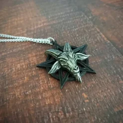 Alchemy Gothic Baphomet Pendant (Pewter)