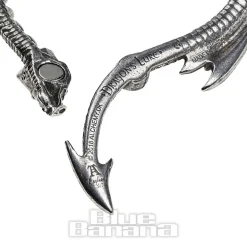 Alchemy Gothic Dragon's Lure Necklace (Silver)