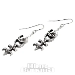 Alchemy Gothic Dr Dee'S Monad Earrings (Silver)