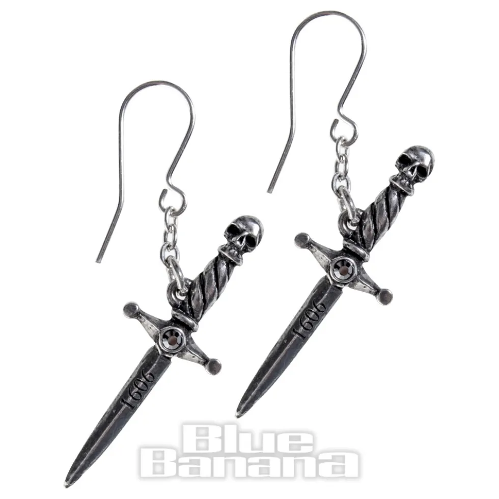 Alchemy Gothic Hand of Macbeth Earrings