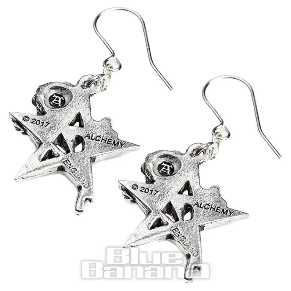 Alchemy Gothic Ruah Vered Earrings (Silver)