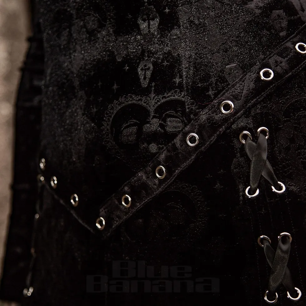 Banned Amara Velvet Maxi Dress (Black)
