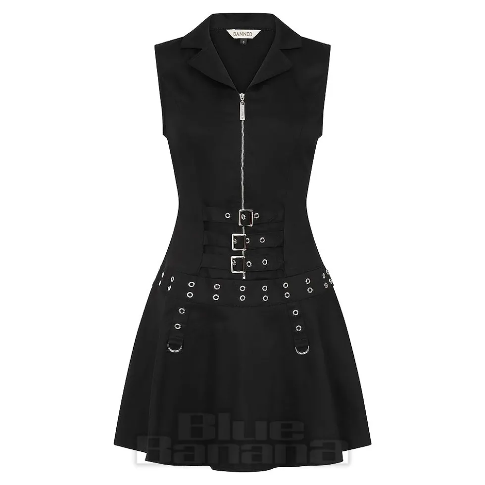 Banned Astrid Mini Dress (Black)