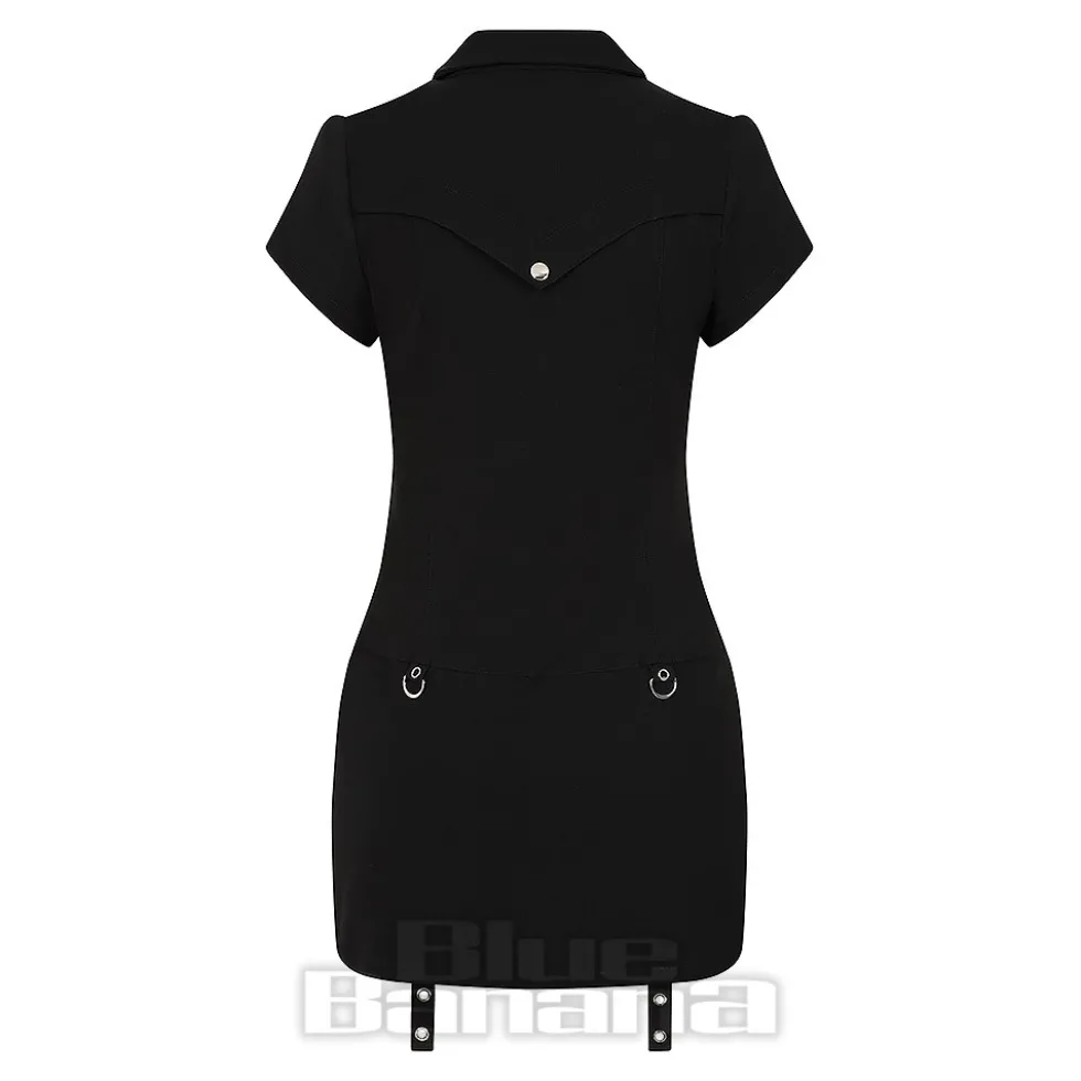 Banned Glitter Glam Dress (Black)