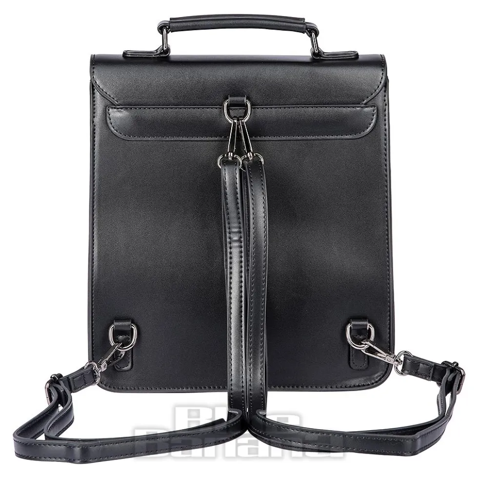 Banned Gothic Bat Handbag (Black)