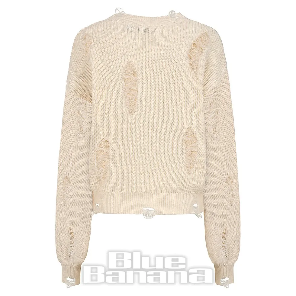 Banned Kara Vex Jumper (White)