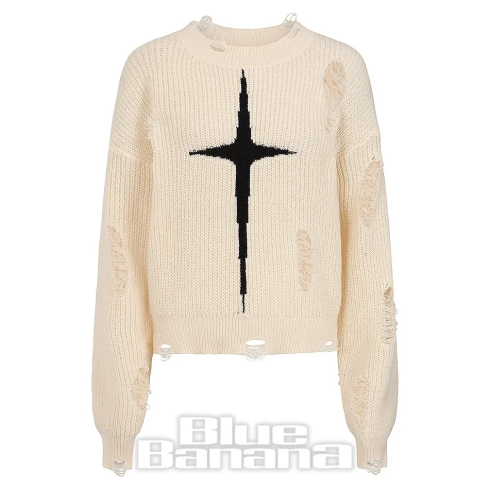 Banned Kara Vex Jumper (White)