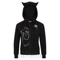 Banned Meowgical Hoodie (Black)
