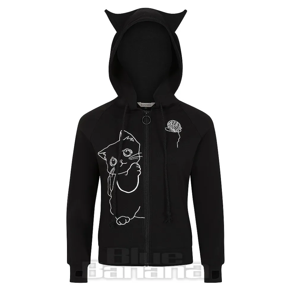 Banned Meowgical Hoodie (Black)