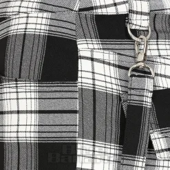 Banned Nocturne Buckle Trousers (Black/White)