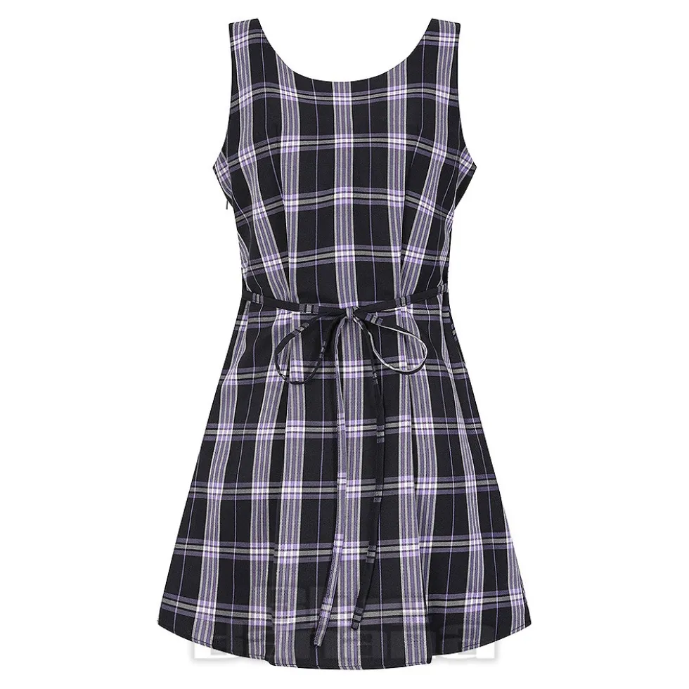 Banned No Rules Buckle Mini Dress (Purple)