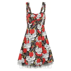 Banned Skull Garden Dress (Multicolour)