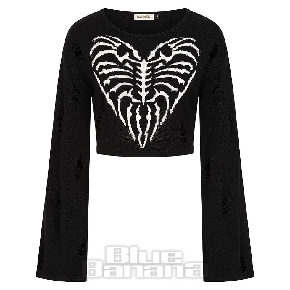 Banned Torn Affection Jumper (Black)