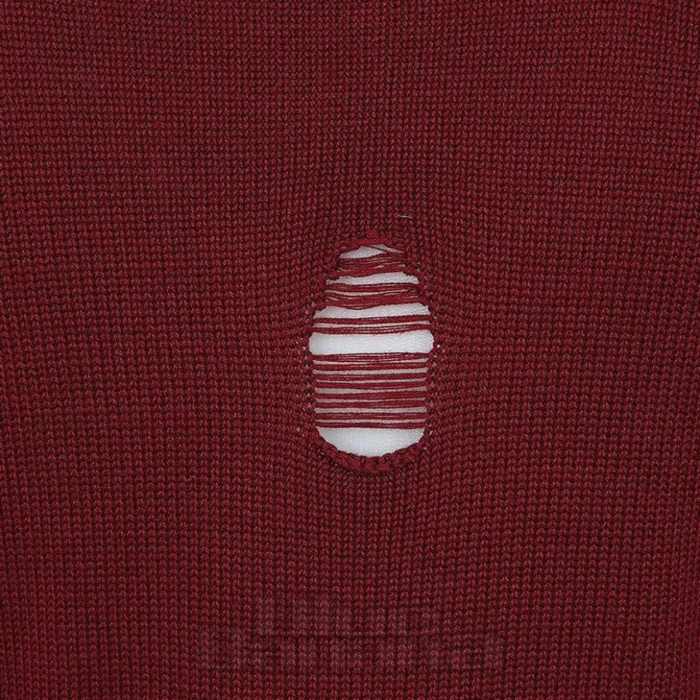 Banned Torn Affection Jumper (Burgundy)