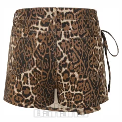 Banned Wild Instincts Shorts (Leopard Print)