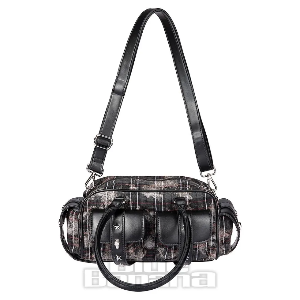 Banned Worn & Wicked Handbag (Black)