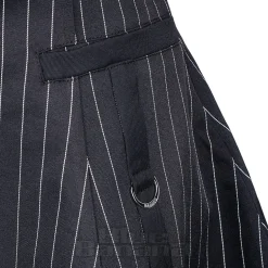 Banned X Blue Banana Pinstripe Core Dress (Black)