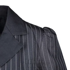 Banned X Blue Banana Pinstripe Core Dress (Black)