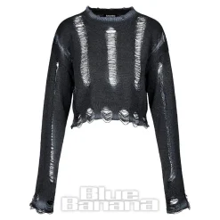 Banned X Blue Banana Prima Jumper (Black)