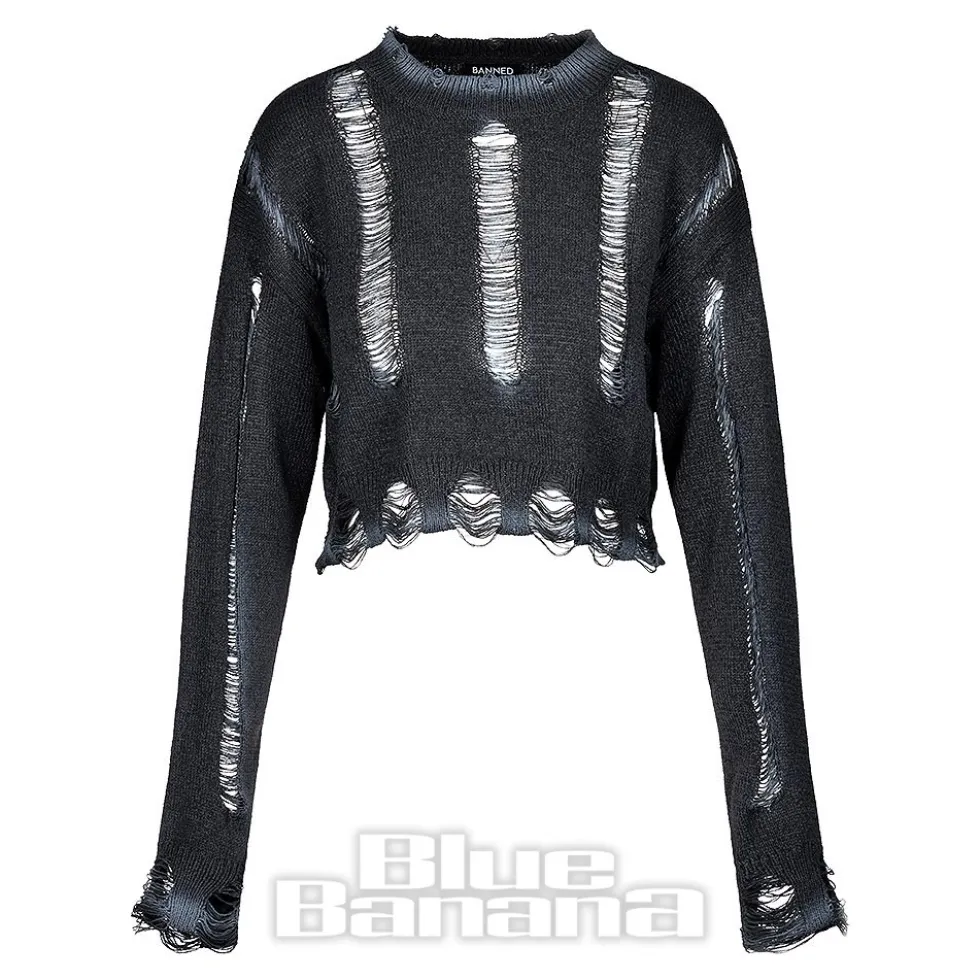 Banned X Blue Banana Prima Jumper (Black)