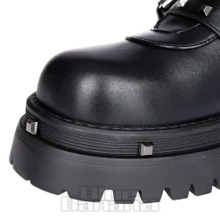 Bleeding Heart Buckle Boots (Black)