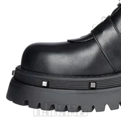 Bleeding Heart Buckle Boots (Black)