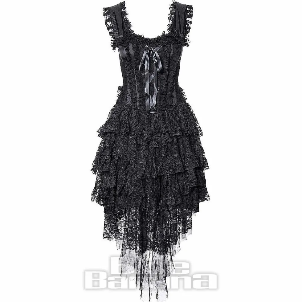 Bleeding Heart Clarissa Dress (Black)