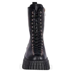 Bleeding Heart 15-Eye Boots (Black)