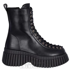 Bleeding Heart 15-Eye Boots (Black)