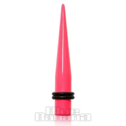 Blue Banana Acrylic Neon Ear Stretcher (Pink)