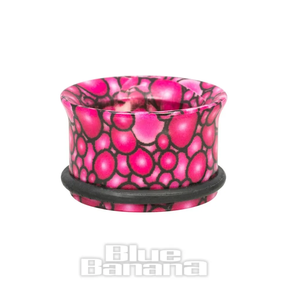 Blue Banana Acrylic Pebble Ear Tunnel 8-20mm (Pink)