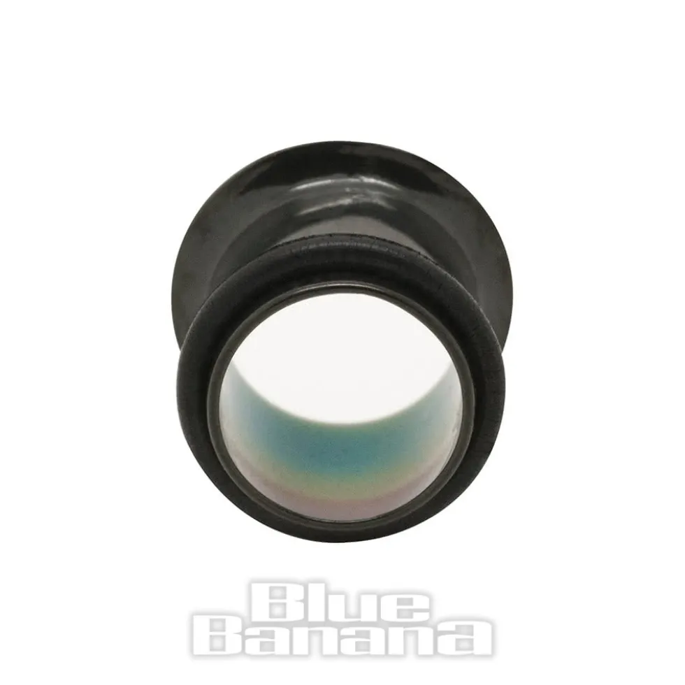 Blue Banana Acrylic Plain Ear Plug 4-10mm (Black)