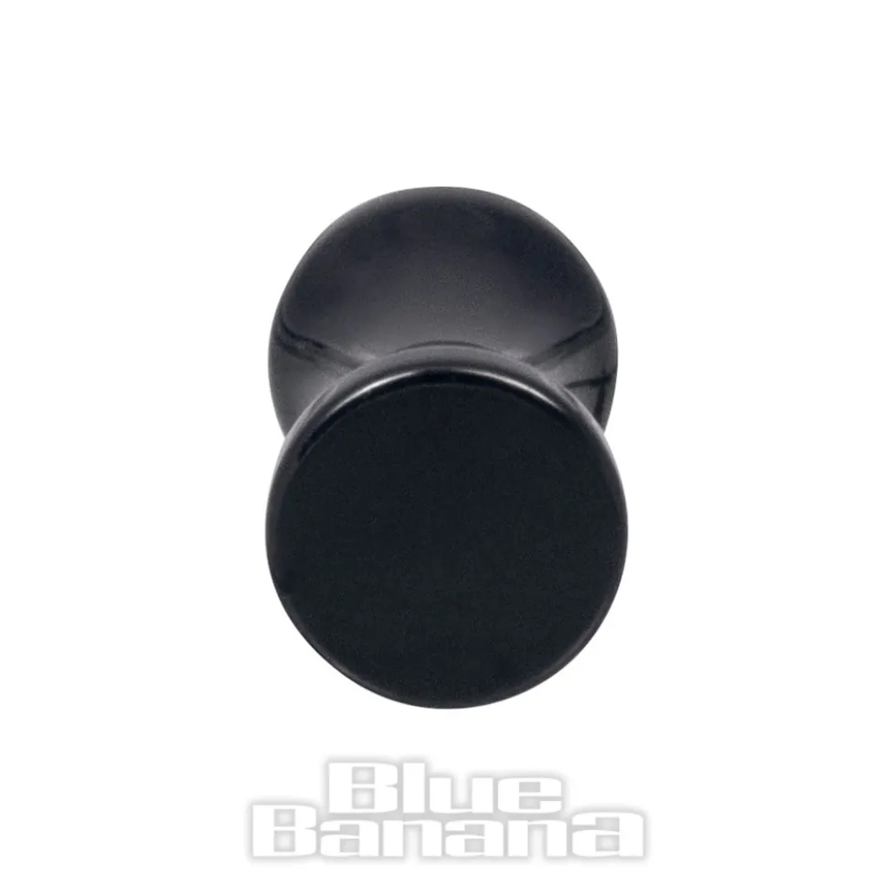 Blue Banana Acrylic Plain Ear Plug 4-12mm (Black)