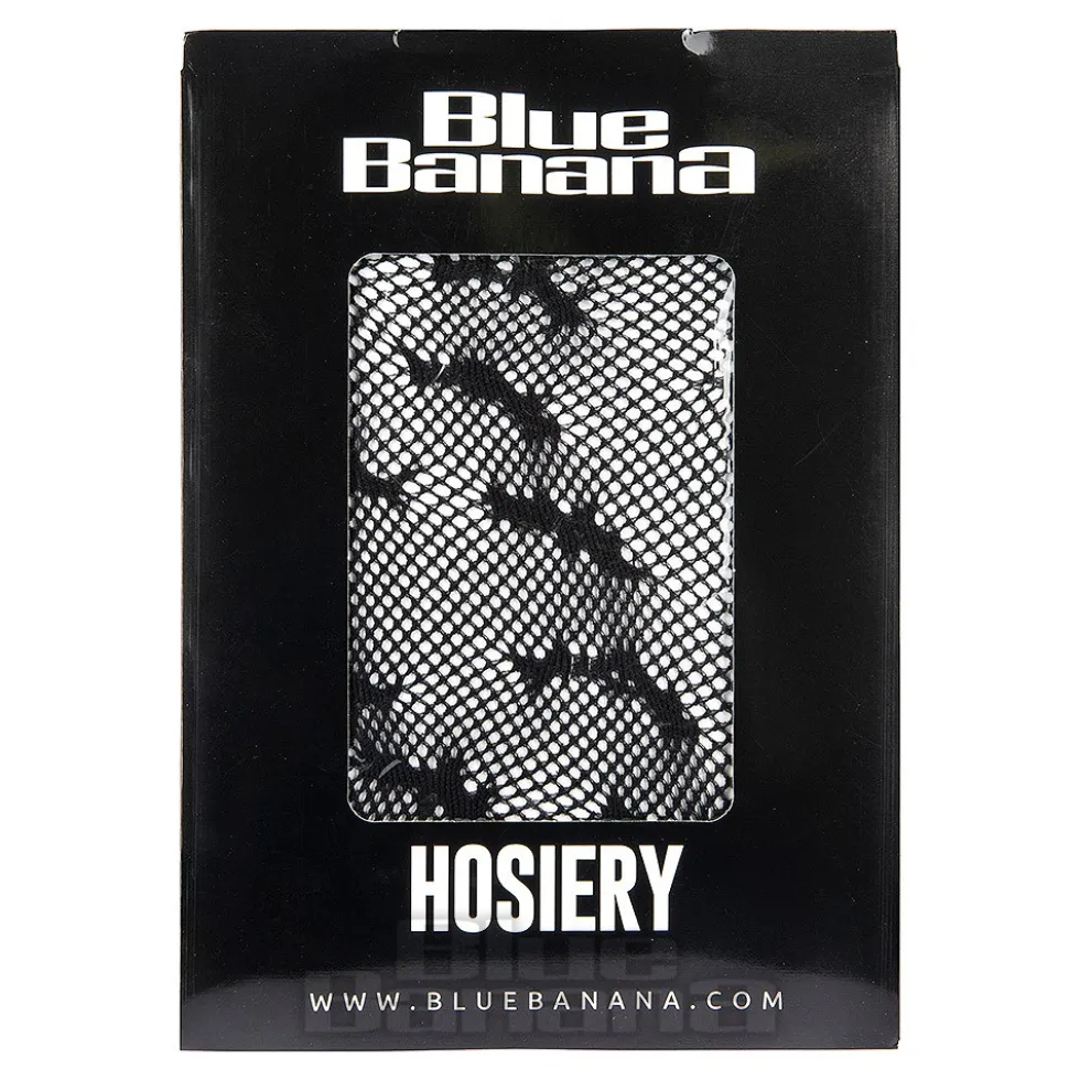 Blue Banana Bats Tights (Black)