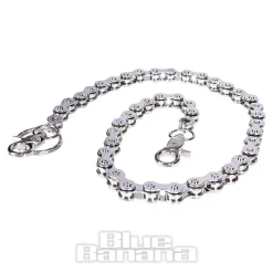 Blue Banana Bike Chain (Silver)