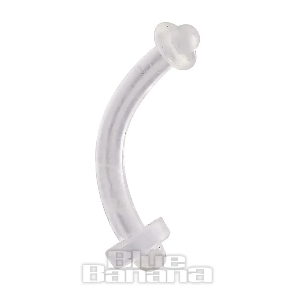 Blue Banana BioFlex 1.6mm Flexible Navel Retainer (Clear)