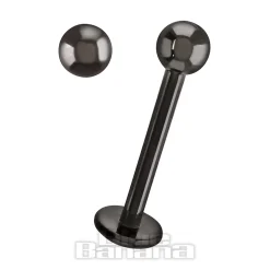 Blue Banana Black Titanium 1.2mm Labret (Black)