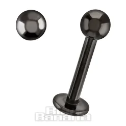 Blue Banana Black Titanium 1.6mm Labret (Black)