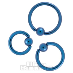 Blue Banana Coloured Titanium BCR (Teal)
