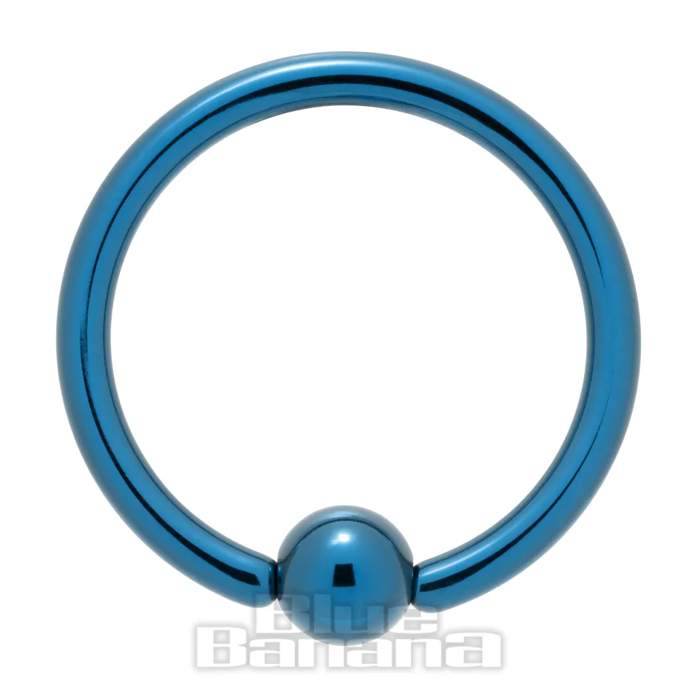 Blue Banana Coloured Titanium BCR (Teal)