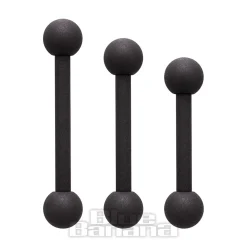 Blue Banana Coloured Titanium 1.6mm Barbell (Matt Black)