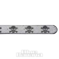Blue Banana Crystal Skulls Belt (Black)