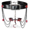 Blue Banana Dragon Chain Choker (Red)
