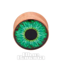 Blue Banana Eye Wood Tunnel 8-25mm (Green)