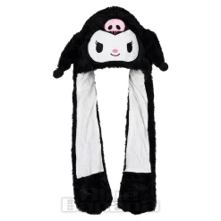 Blue Banana Face and Skull Ear Hat With Lights (Black)