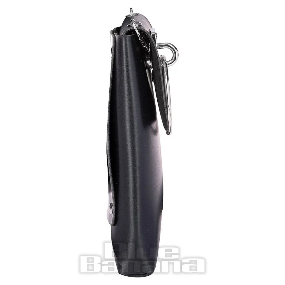 Blue Banana Faux Leather Ring Bag (Black)