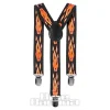 Blue Banana Flames Braces