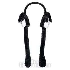 Blue Banana Flipping Ears Panda Headband (Black/White)