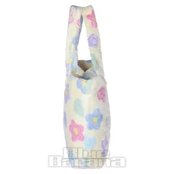 Blue Banana Flowers Handbag (Yellow)