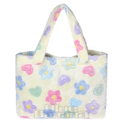 Blue Banana Flowers Handbag (Yellow)
